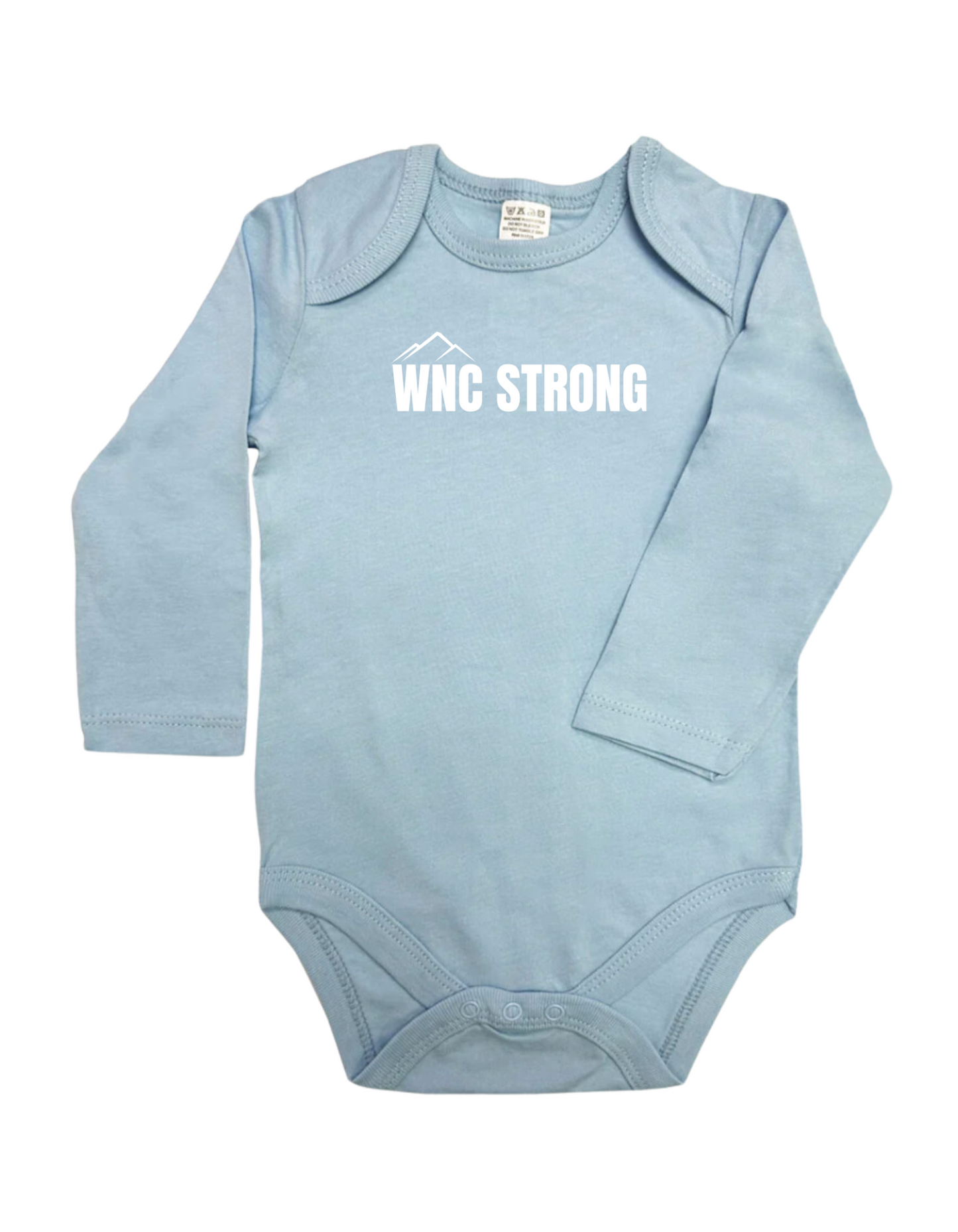 WNC Strong Long Sleeve Onesie - Donate to Support